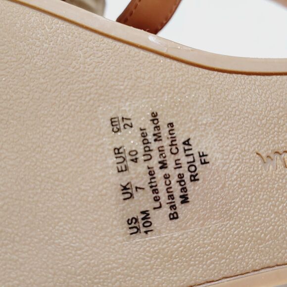 Sam Edelman Rolita Wedge Sandals Women's Size 10 M Brown Slip On Heels Strappy - Picture 11 of 11